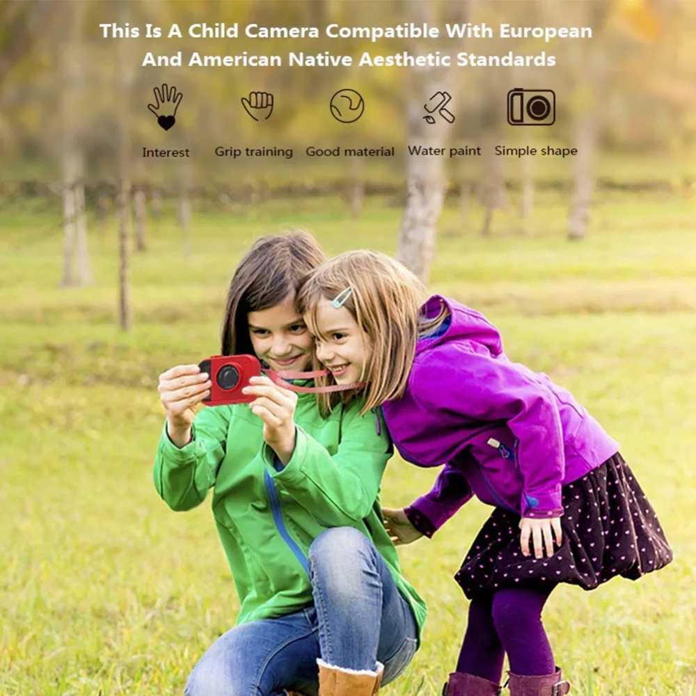24MP Educational Children Photo Camera Full HD 1080P Mini Digital Camera 4x Zoom Kids Toy Camera for Children Birthday Gifts