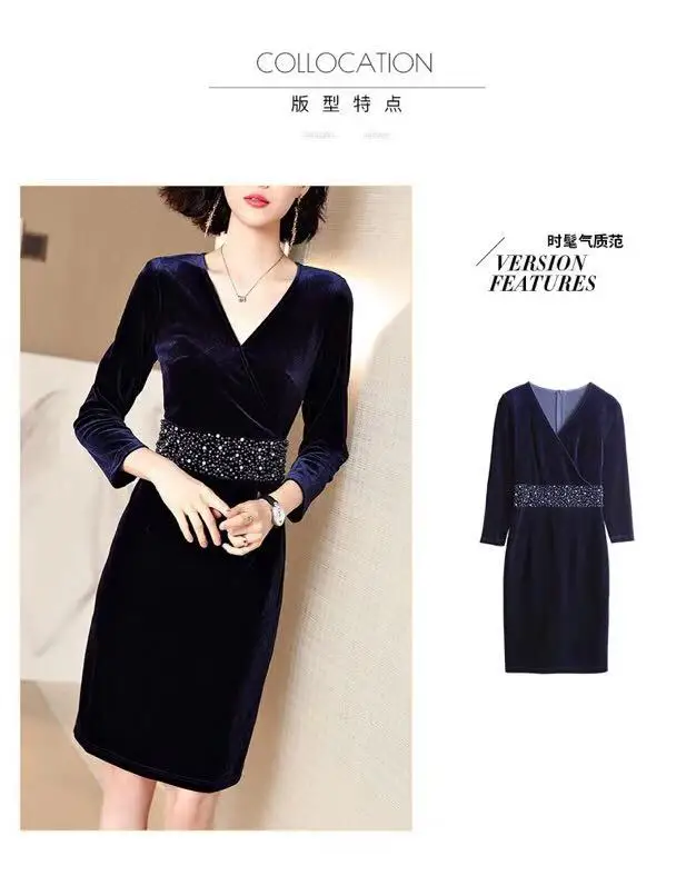 AH10648 High quality New Fashion Women spring Dress Luxury famous Brand European Design party style dress