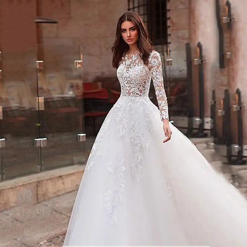 vestidos de renda compridos