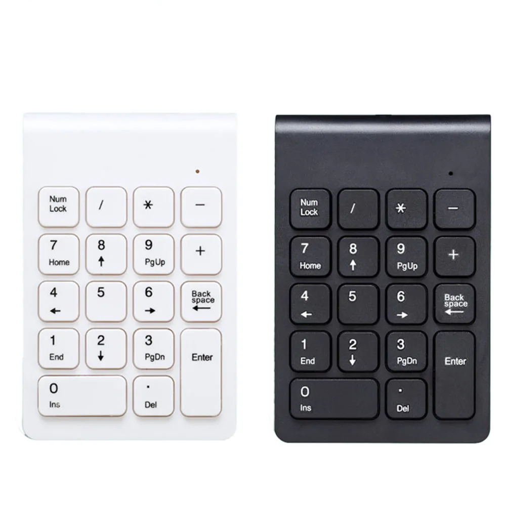 Portable 2.4G Wireless Digital Keyboard USB Number Pad 18 Keys Mini Numeric Keypad For Laptop PC