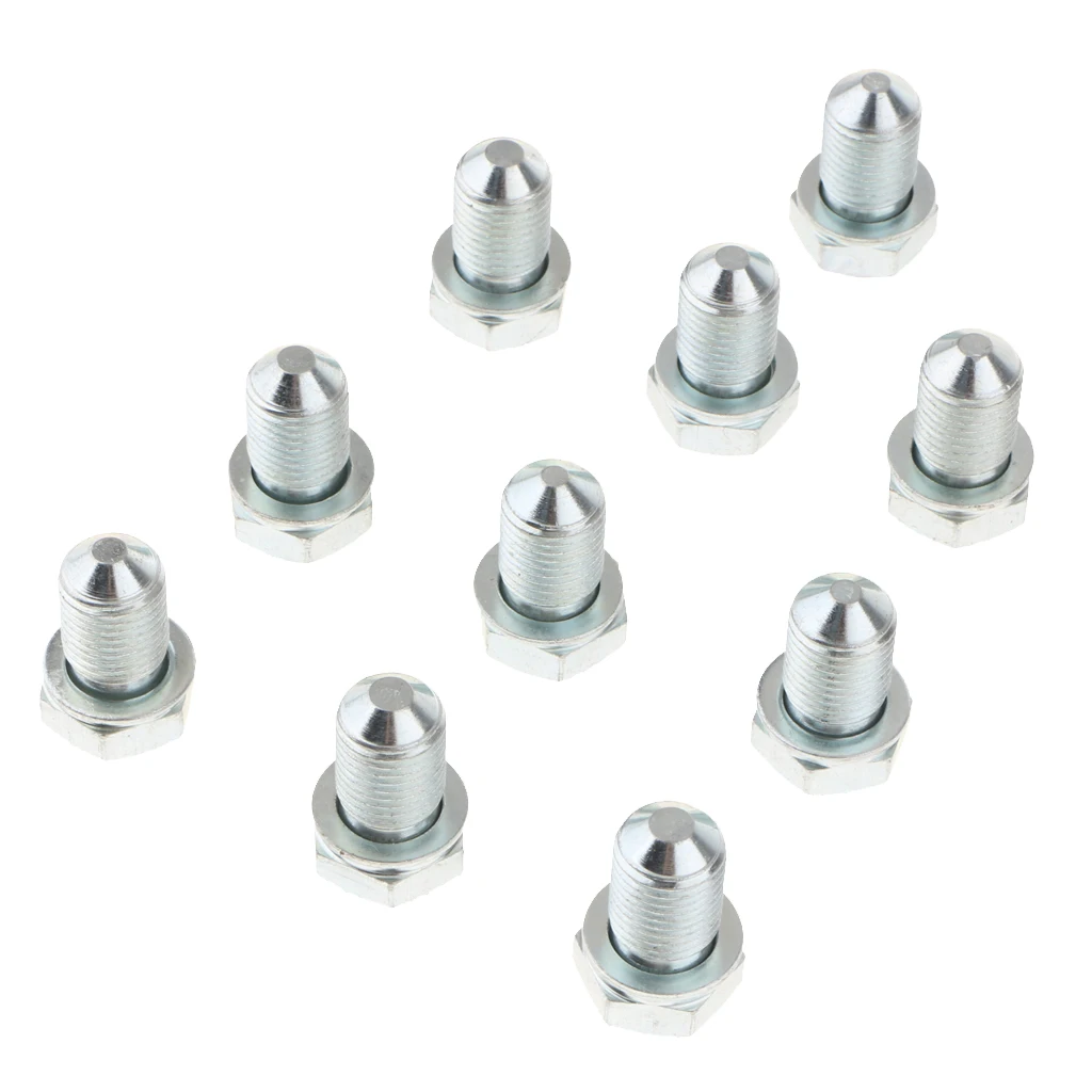 M18 X 1.5 OIL PAN DRAIN PLUG BOLT ENGINE MAGNETIC KIT WITH CRUSH WASHER 10PCS