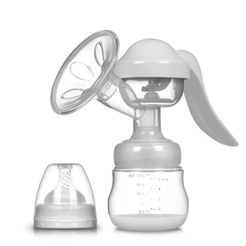 

Manual Breast Pump Breast Milk Collector Silicone Breastfeeding Manual Nursing Strong Suction Reliever Breast Pumps