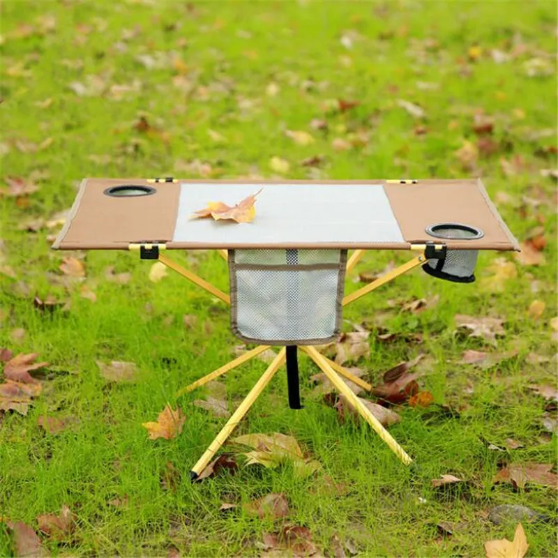 Mesa de Pintura de Aço ao ar Livre Dobrável Tubo Esqueleto Viagem Piquenique Auto-condução Portátil Pequena Mesa Quadrada 1 portátil pequena mesa quadrada