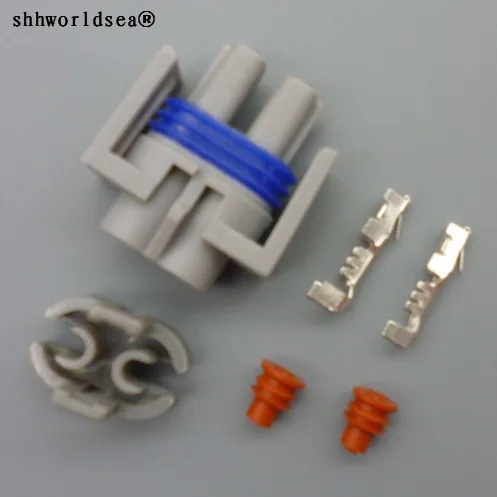 

shhworldsea 2 Pin Female 1.5mm Auto Harness Connector Compressor Air Conditioner Socket For Buick Chevrolet