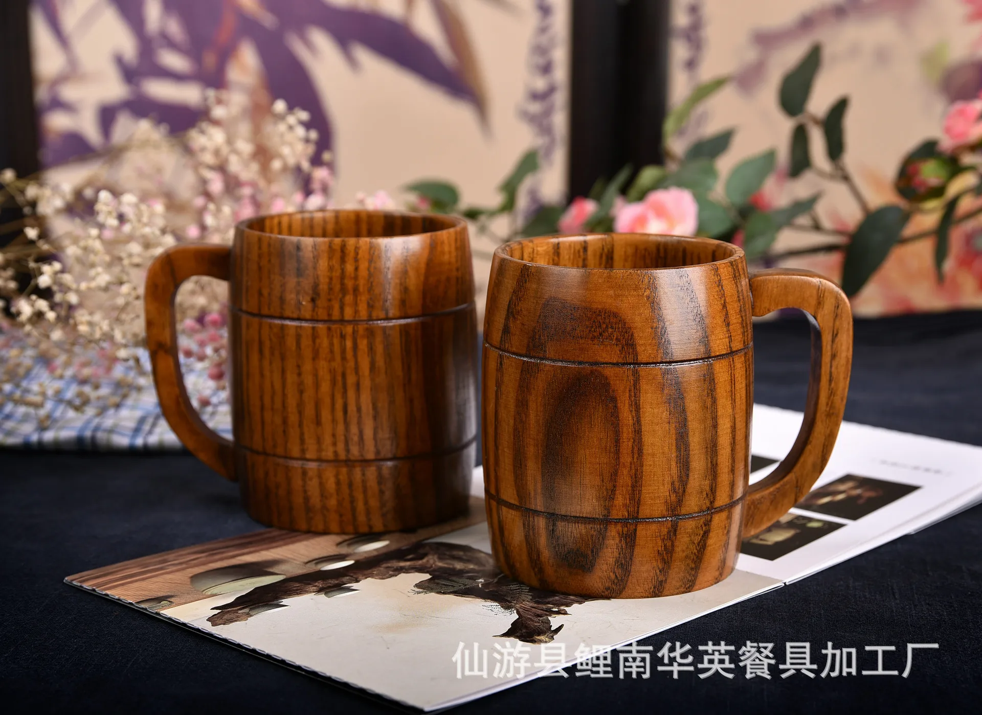 Производители оптом настраиваемые горные Jujube пиво mu bei крутой бар гостиная с ручкой деревянные пивные стаи