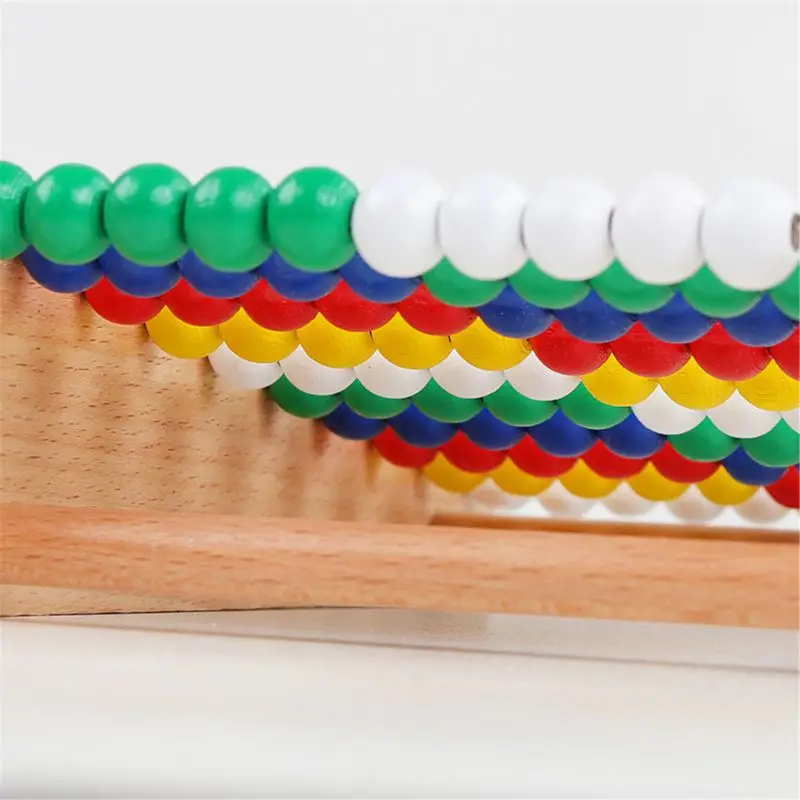 6," Abacus классическая деревянная игрушка 123 Обучающие математические счетные бусы Обучающие счетчики Игрушки для малышей