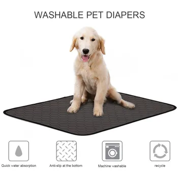 

Pet Waterproof Non-slip Mat Instant Absorbent Washable Urine Pad Fashion Solid Color Puppy Kitten Cool Pad Pet Supplies New