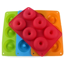 

6 Hold Silicone Donut Baking Tray non-stick Mold Making Tool Baking non-stick And heat-resistant Reusable