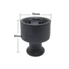 New Black Ceramic Hookah Bowls Shisha Accessories Large 13 Holes 5