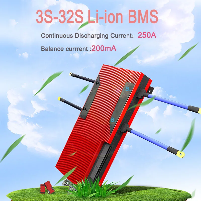 

3S-32S 250A Li-ion BMS with balance quick charging for Li-ion battery