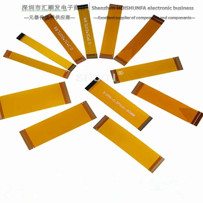 Lvds Mipi Lcd Ffc/Fpc Passo 0.3Mm Cablaggio Placcato In Oro 45P/51P