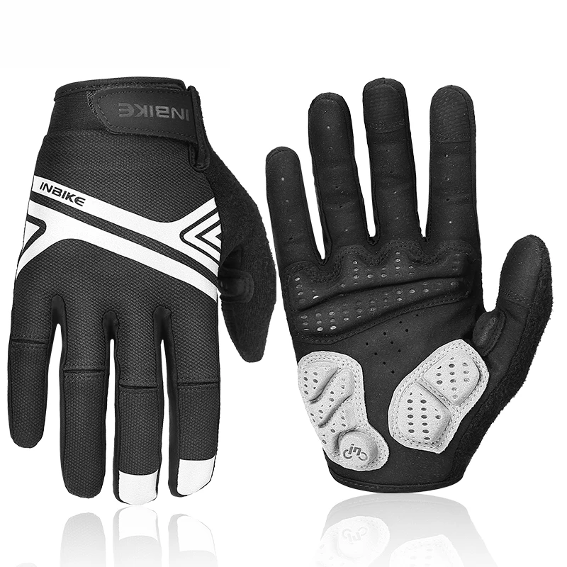 

Cycling Gloves Men Sports Full Finger Anti Slip Thickened Pad Motorcycle MTB Road Bike Bicycle Winter Gloves Long Finger