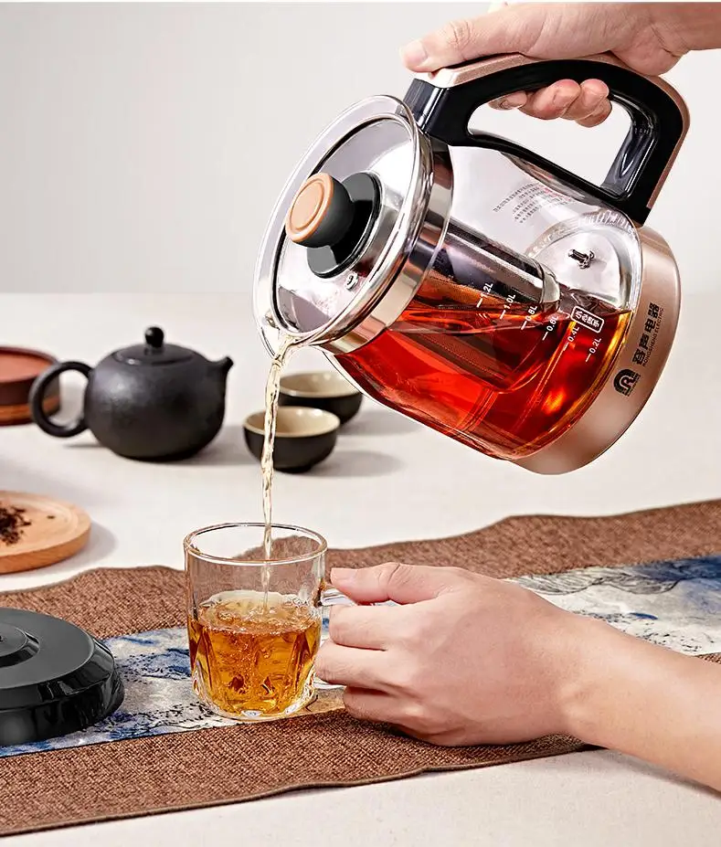 Home Appliance Automatic Kettle Health Care Thick Glass Teapot Electric Teapot Insulation Tea Maker Water Boiling Cooker 3
