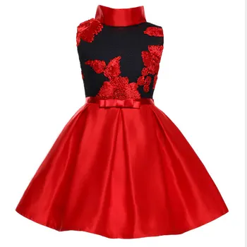 

D0011 Tutu Embroidery Princess Baby Girl Dress 2020 Spring Party Wedding Easter Day Kid Dress For Girl Wholesale Child Clothes