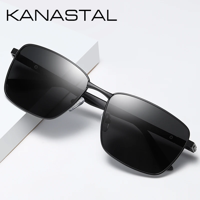 

Brand Men Sunglasses Women Square Polarized Sun Glasses Vintage Eyewear Sun Glasses For Men Mental Frame Women Glasses UV400