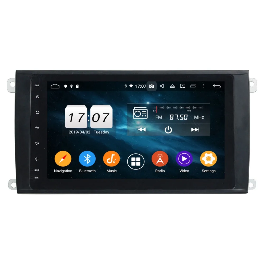 Android 9,0 мультимедийный плеер для Porsche Cayenne 2003-2010 радио головное устройство без DVD плеер Радио Лента gps навигация проигрыватель для авто