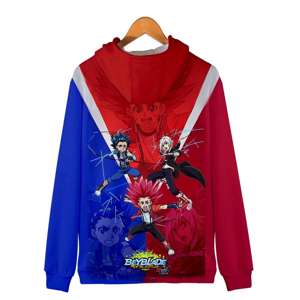 11,11 Beyblade Burst Evolution толстовка с капюшоном на молнии с 3D принтом kawaii Мужская/Женская повседневная детская одежда на молнии