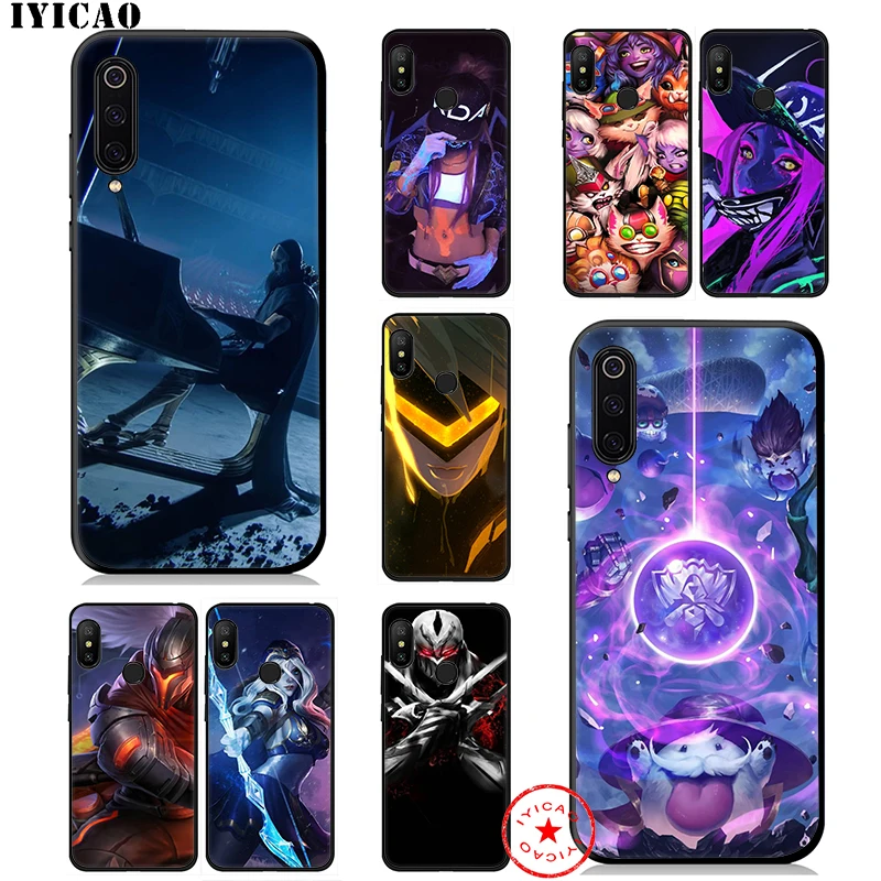 IYICAO League Of Legends мягкий чехол для Xiaomi mi A3 A2 A1 CC9 CC9E 9T 9 8 6 SE Lite рro F1 макс 3 5X 6X крышка |