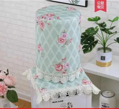 Drinking fountain cover fabric lace garden living room drinking fountain cover bucket 2 piece set