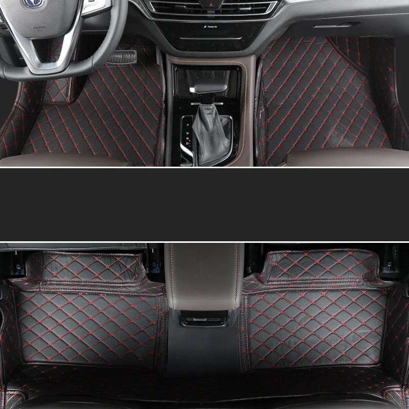 Lsrtw2017 для changan cs75 cs15 cs35 cs55 cs85 cs95 cx70 alsvin v3 v5 v7 кожаные автомобильные коврики ковры аксессуары для интерьера