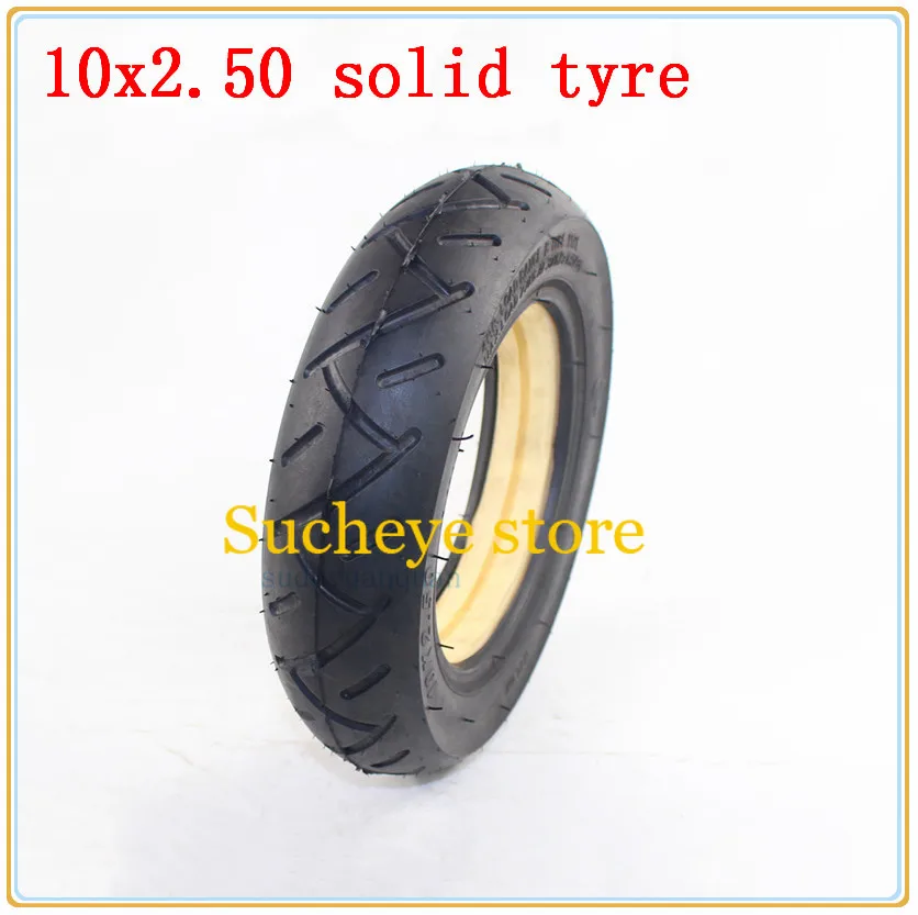 10x2.50 solid tire tubeless for Quick 3 ZERO 10X Inokim OX Folding Electric Scooter 10-inch Mini Motorrad Razor 10x2.50 solid tire tubeless for Quick 3 ZERO 10X Inokim OX Folding Electric Scooter 10-inch Mini Motorrad Razor