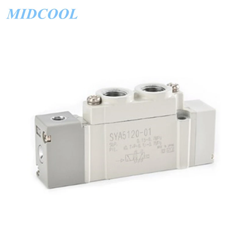 5 Port Air Operated Valve SYA SYA3000 Series SYA3120 SYA3220 SYA3320 SYA3420 SYA3520 SYA3120/3220/3320/3420/3520-M5/C4/C6