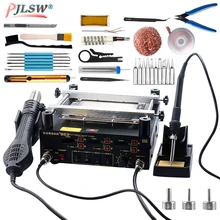 863 3 в 1 Digita Тепловая пушка Горячего Воздуха BGA паяльная станция Электрический паяльник ИК Инфракрасная станция предварительного нагрева