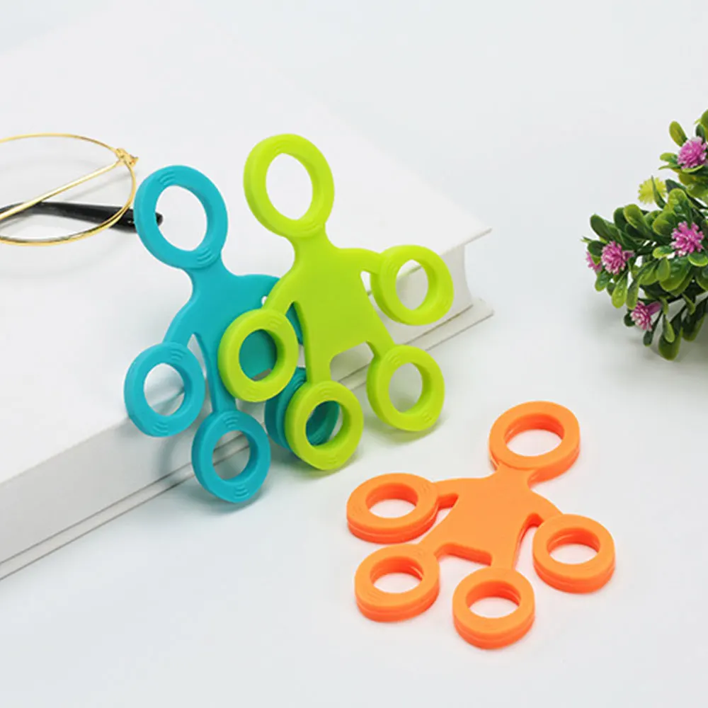 Environmental Multicolor Multi Specification Wall Pulley Training Equipment Finger Trainer Finger Resistance Bands
