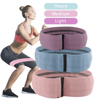 

Resistance Loop Bands Hip Fitness Band Thighs Arm For Expander Training Yoga Pilates Workout Home Gym Equipment