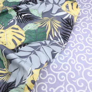 

160cm*50cm fashion green leaves cotton fabric DIY bedding quilting apparel dress patchwork fabric kids handwork decor cloth