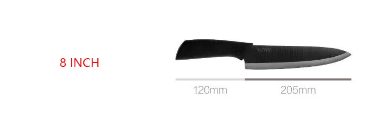 Nano Керамический нож Xiaomi Mijia HuoHou кухонный набор 4 шт. Nano-керамический нож 4 6 8 дюймов нож для фруктов и овощей - Цвет: 8 inch