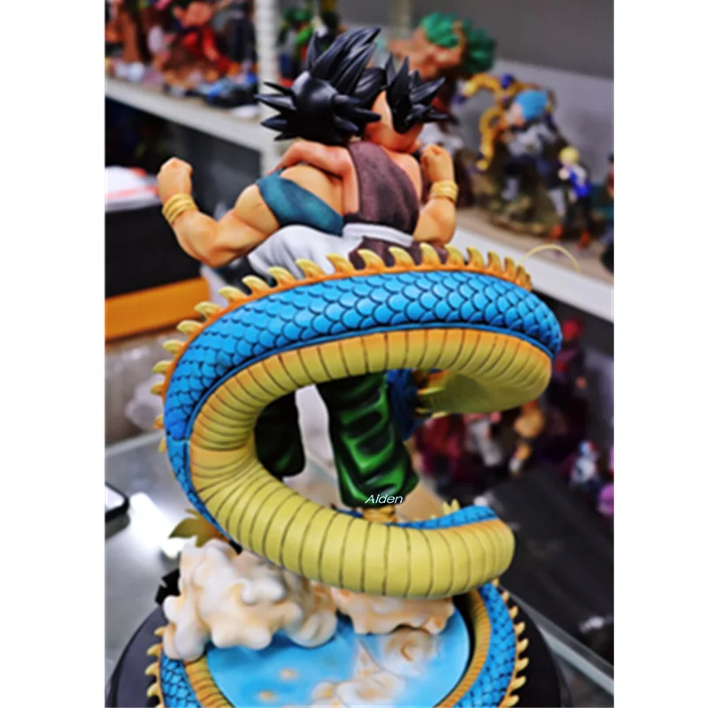16 "Dragon Ball Z статуя Супер Saiyan бюст Somero Son Goku и Majin Buu полноразмерный портрет GK модель игрушки коробка 40 см Z2800