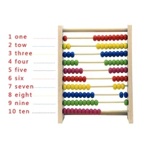Wooden Abacus 10-row Colorful Beads Counting Kid Maths Learning educational toy 2