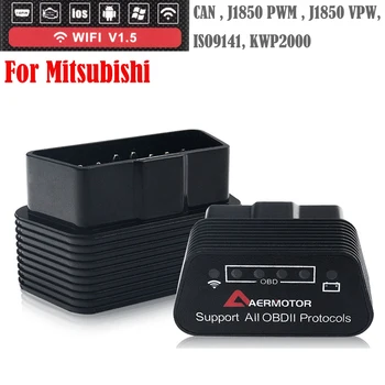 

WIFI Scanner For Mitsubishi Outlander Lancer ASX Pajero Grandis Eclipse ELM327 OBD EOBD KWP2000 CAN J1850 PWM J1850 VPW ISO9141
