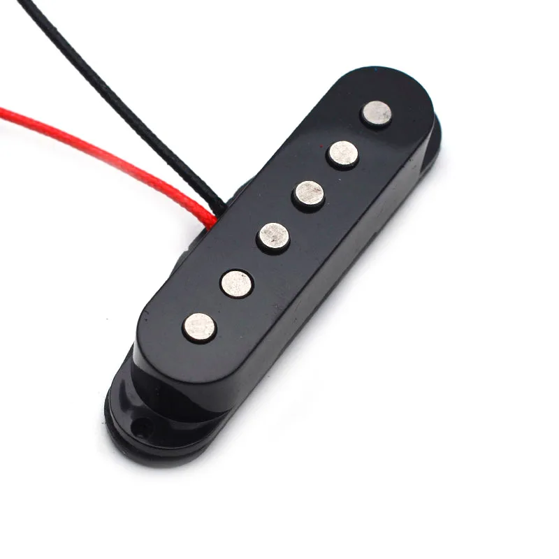 50mm (Neck) Alnico 5 одновитковая катушка в шахматном порядке Топ углеродное волокно бобины электрогитара со звукоснимателем пикап шеи/средний/мост 50/50/52 мм для FD гитары черного цвета - Цвет: 50mm (Neck)