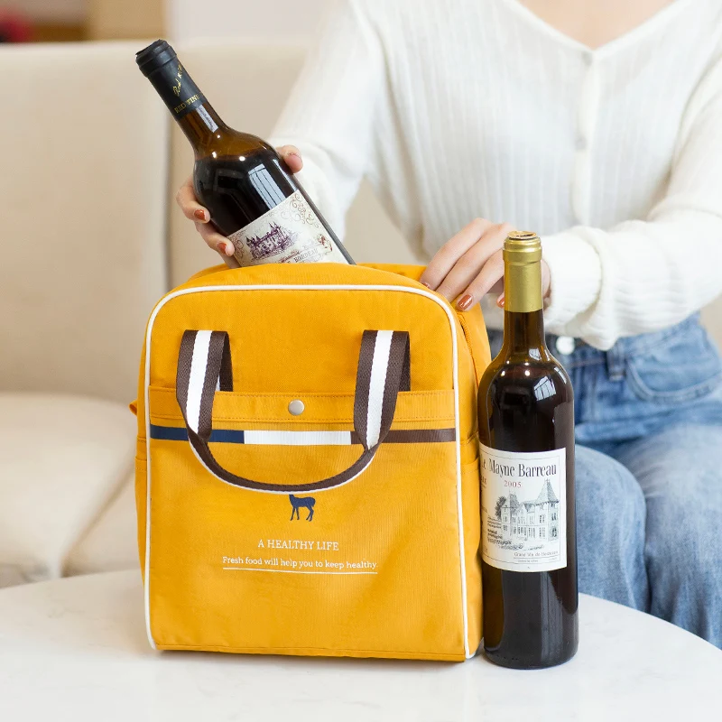 Winner Portable Lunch Bag New Thermal Insulated Lunch Box Tote Cooler Handbag Pouch Dinner Container School Food Storage Bags