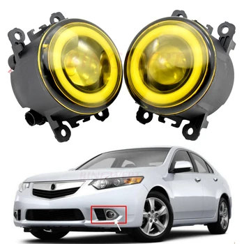 

1pair Car Fog light Angel Eye Daytime Running Light For A cura TSX 2.4L L4 2011-2014 For TSX 3.5L V6 2011 2012 2013 2014