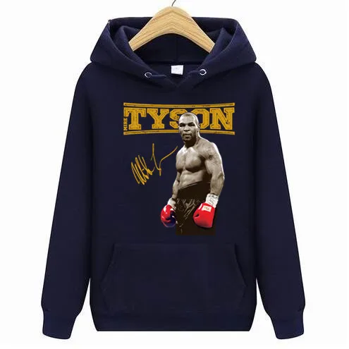Тёмно-синий Майка TYSON Железный майка коробки бокса чемпионская куртка с капюшоном/Толстовка Новая - Цвет: Тёмно-синий