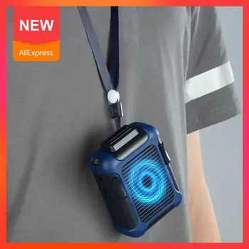 

USB Rechargeable Summer Mini Fan Clip-on Hanging Waist Adjustable Hanging Portable Lightweight Neck Lazy Fan Outdoor Fan Z2X9