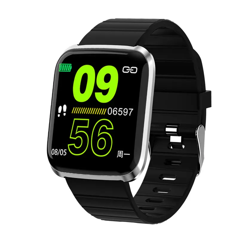 Смарт-часы для мужчин, измеритель артериального давления, для мужчин, t, умные часы для женщин, водонепроницаемые, IP67, спортивные часы, смарт-Пульс, кислород, для Android IOS - Цвет: Sliver black