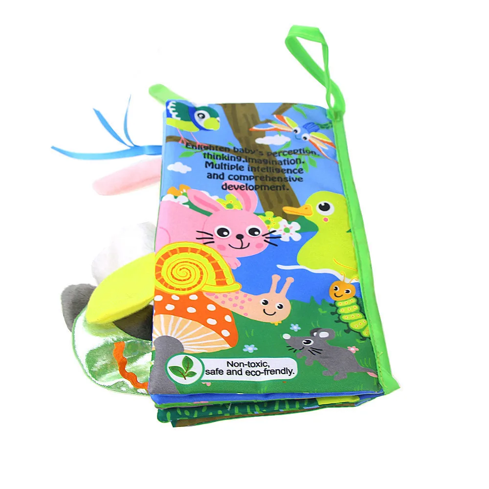 New Cloth Book infant Boys Girls Intelligence Development Educational Toys Baby reading book toys for kids up to a year #B