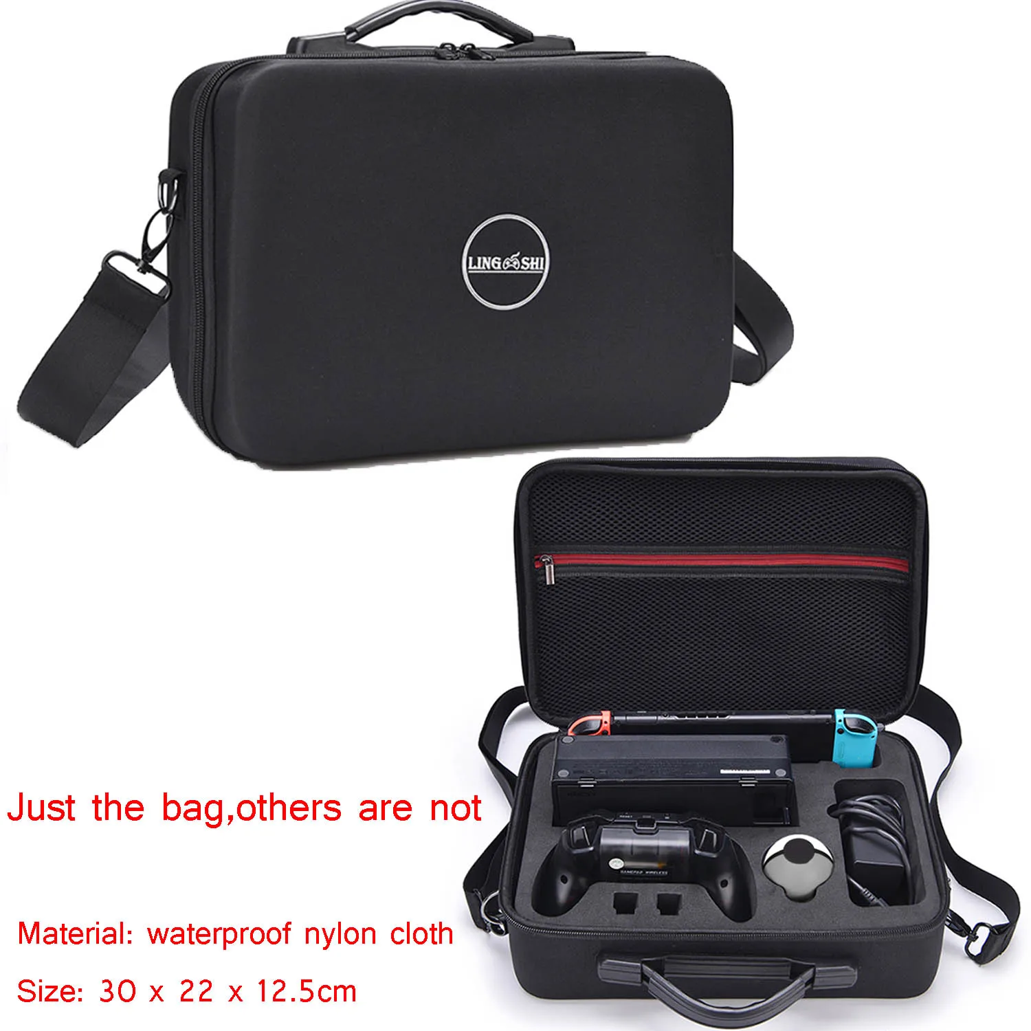 Bevigac Travel Portable Scratch Proof Carrying Protective Case Storage Hand Bag Pouch for Nintendo Nintend Switch Accessories - Цвет: B