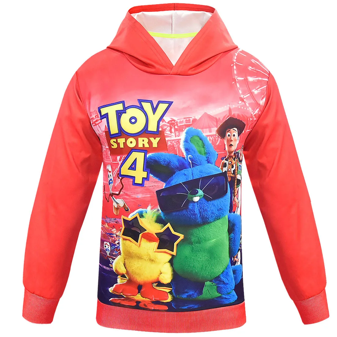 От 4 до 12 лет Toy Story 4 Forky Толстовка с принтом Повседневная Спортивная футболка для мальчиков и девочек топы, одежда для детей Детские комплекты с героями мультфильмов