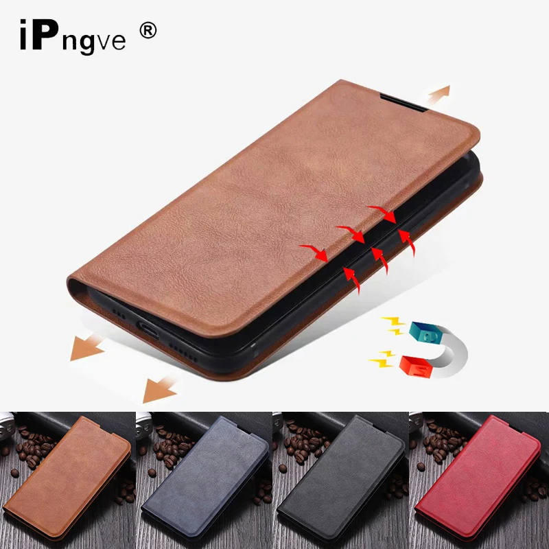 Магнитный Флип бумажник ipngve чехол для телефона Xiaomi Mi 8 Lite из искусственной кожи с