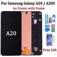 Ensemble écran tactile LCD, 6.4 pouces, pour Samsung Galaxy A20 A205 SM-A205F A205FN, livraison gratuite=