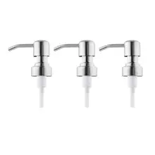 3 шт. дозатор для мыла головка насоса запасные крышки из нержавеющей стали ржавчины дозатор для лосьона