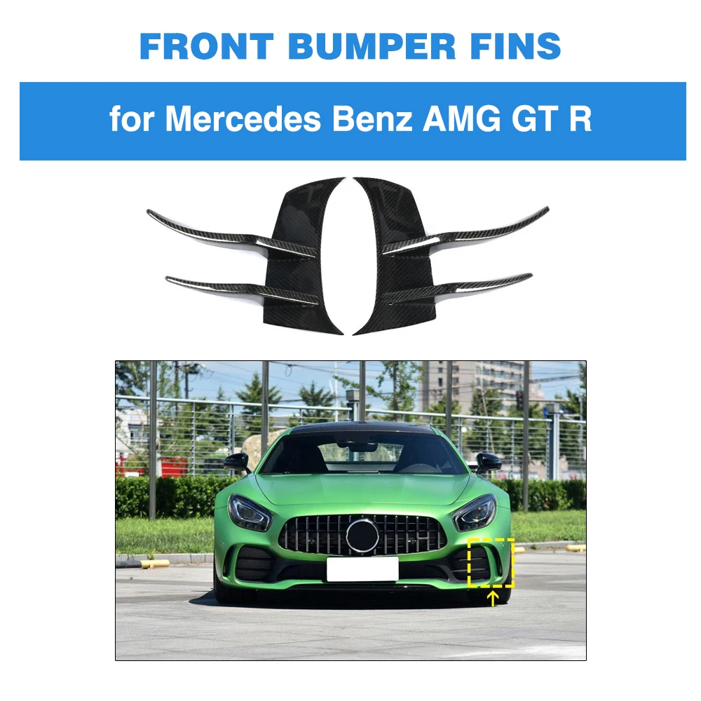 Передний бампер для Mercedes-Benz G Class AMG GT R 2016-2019 украшение переднего бампера из