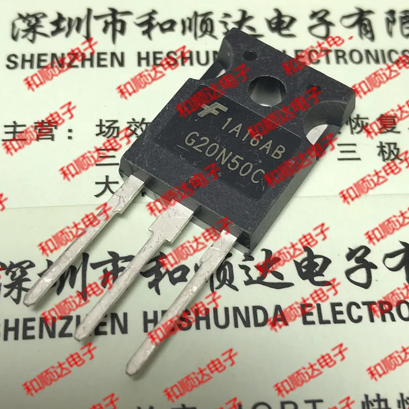 2 шт./HGTG20N50C G20N50C 500V 20A-247 TO247