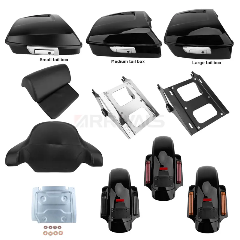 Moto King-almohadilla de respaldo para maletero, para guardabarros, portaequipajes, placa Base para Touring Street Glide 14-20 - AliExpress Automóviles y
