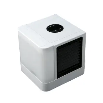 

Three Generations Of USB Mini Desktop Cooler Fan Plastic Refrigeration Humidification Air Purification